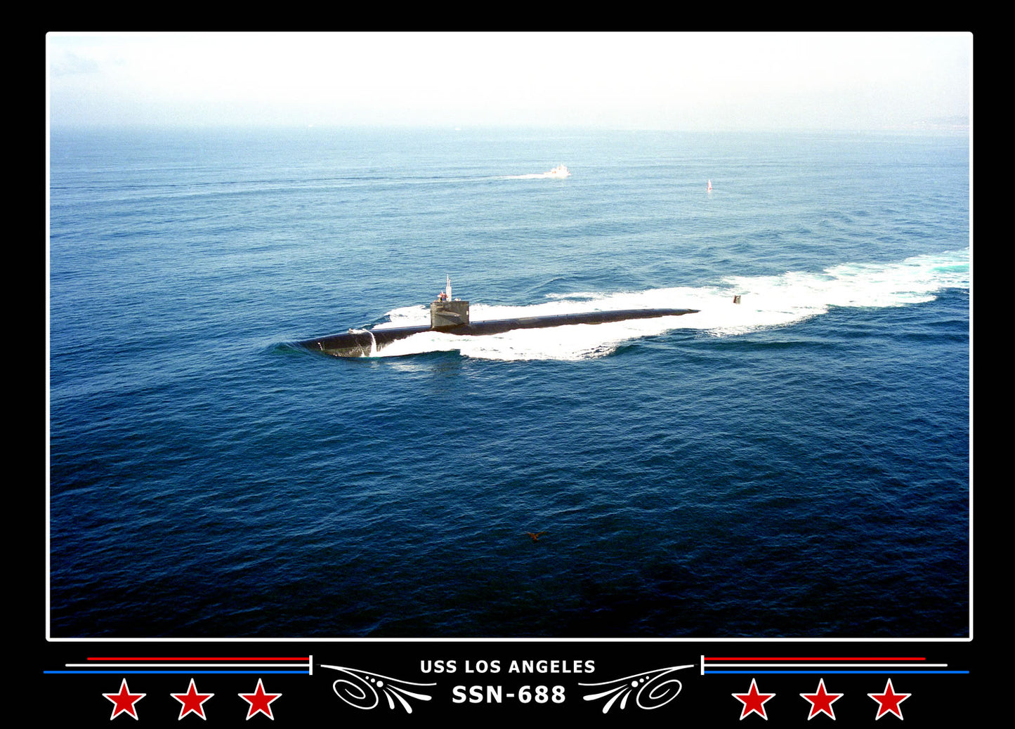 USS Los Angeles SSN-688 Canvas Photo Print