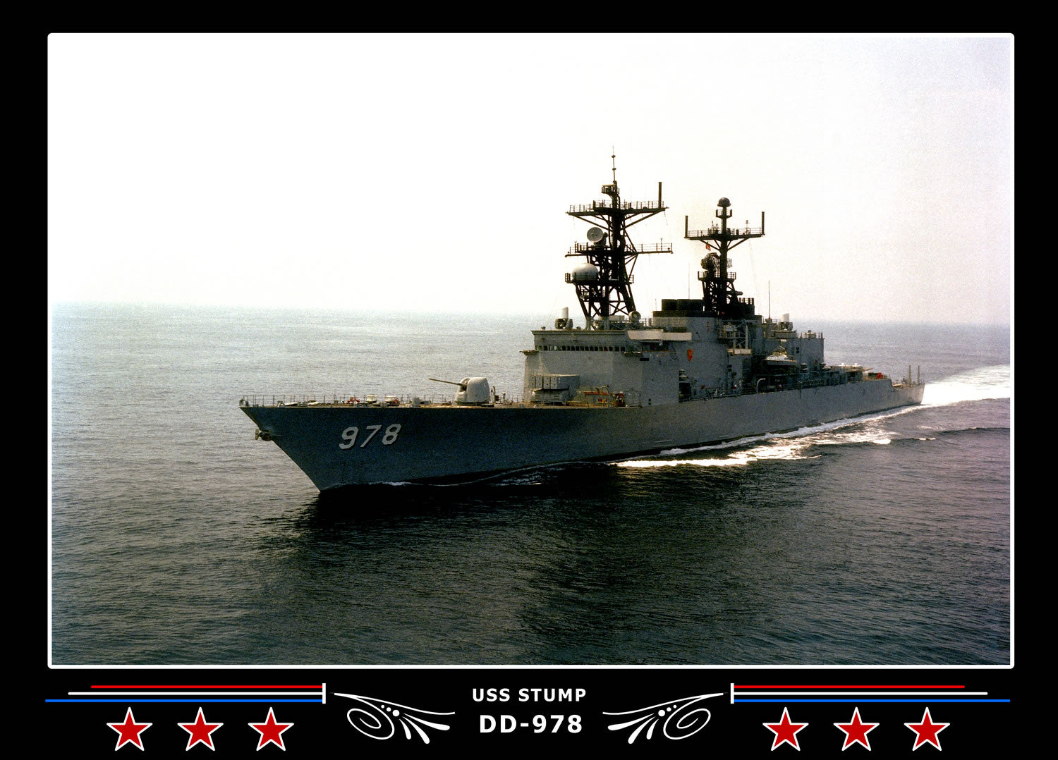 USS Stump DD-978 Canvas Photo Print