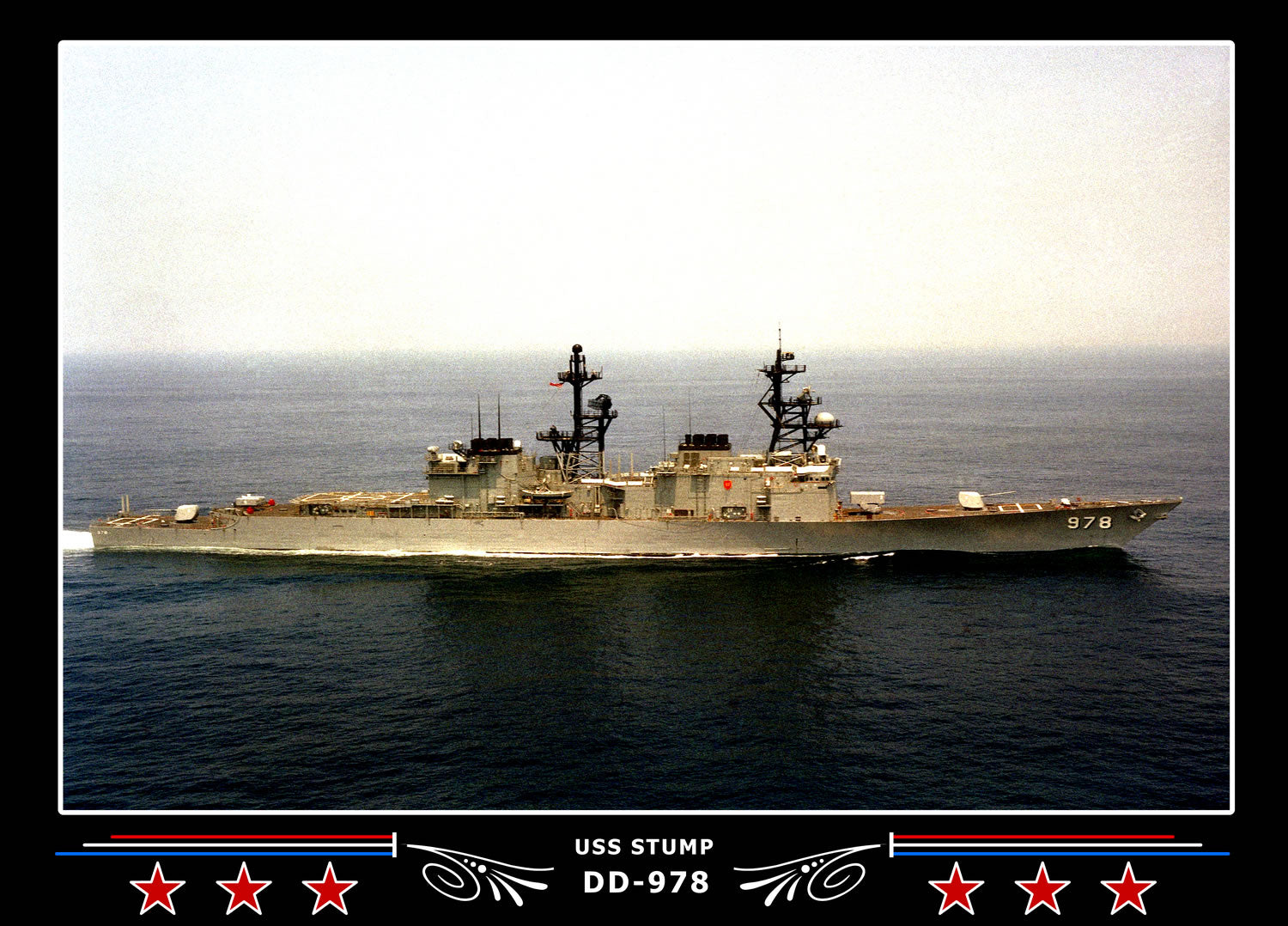 USS Stump DD-978 Canvas Photo Print