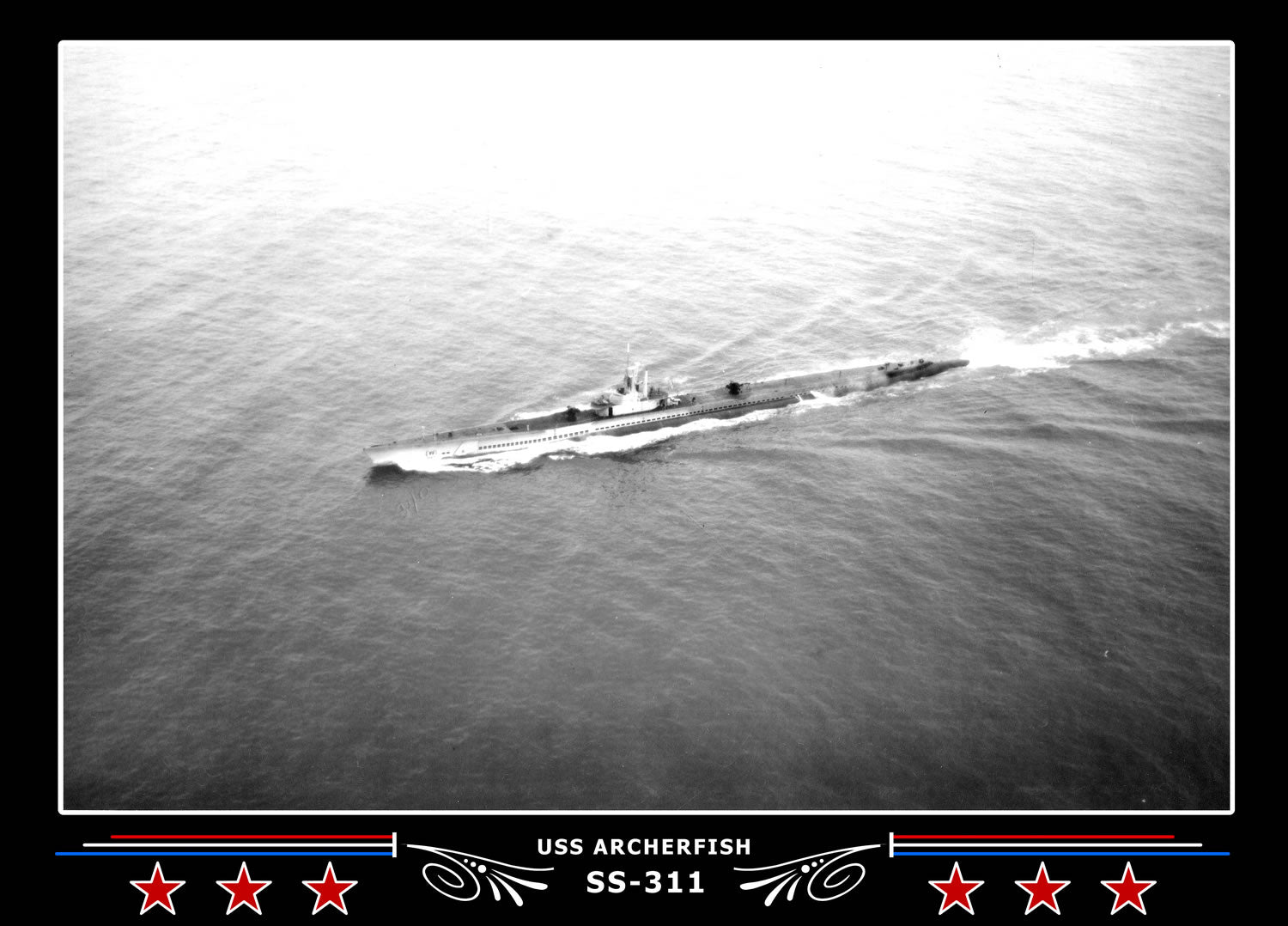 USS Archerfish SS-311 Canvas Photo Print – Navy Emporium