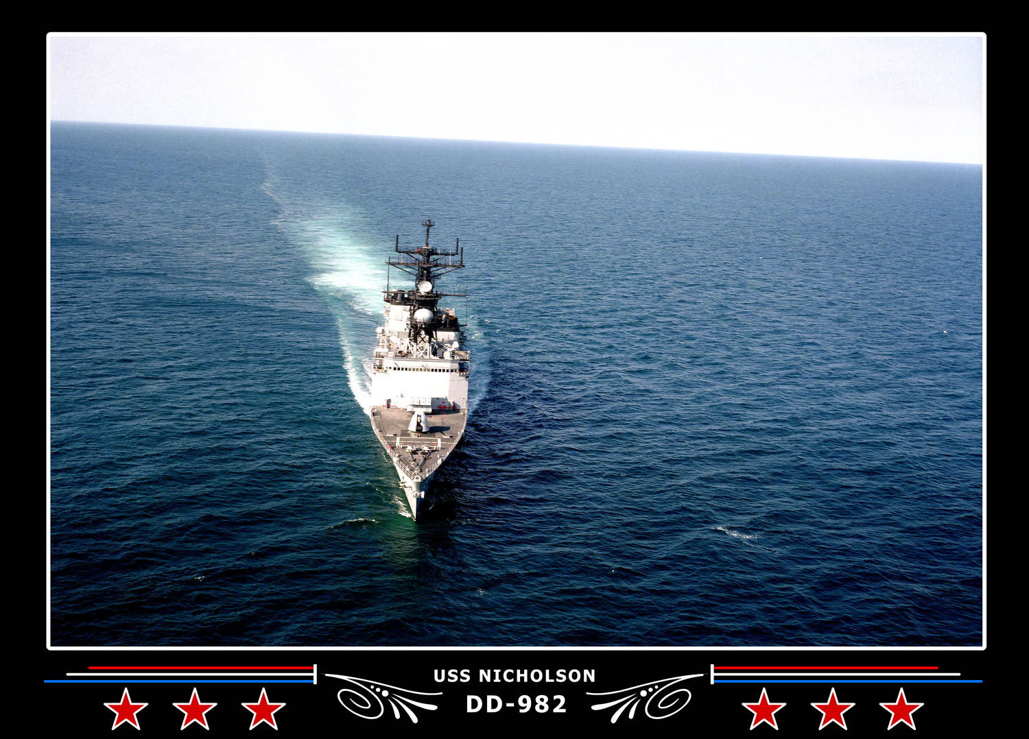 USS Nicholson DD-982 Canvas Photo Print