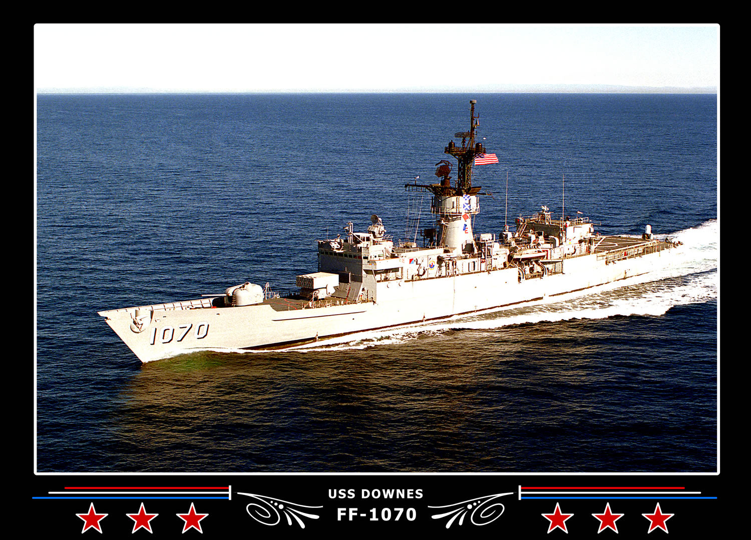 USS Downes FF-1070 Canvas Photo Print