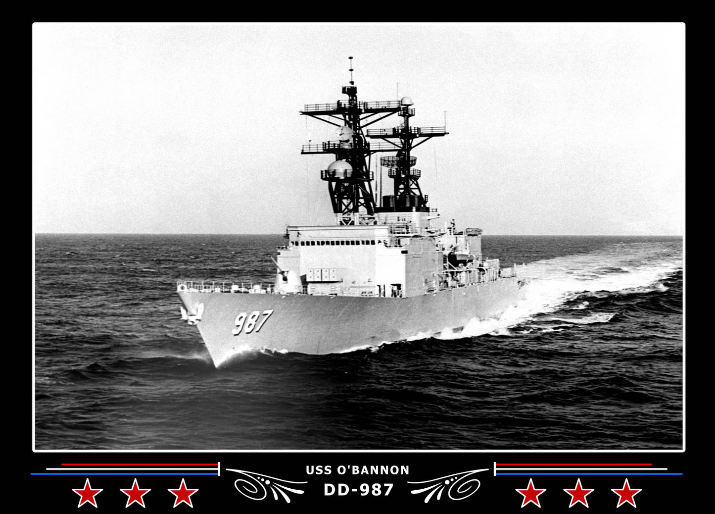 USS O'Bannon DD-987 Canvas Photo Print