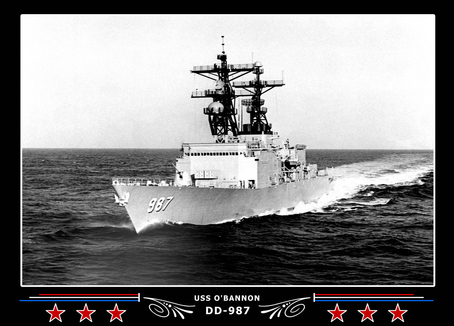 USS O'Bannon DD-987 Canvas Photo Print
