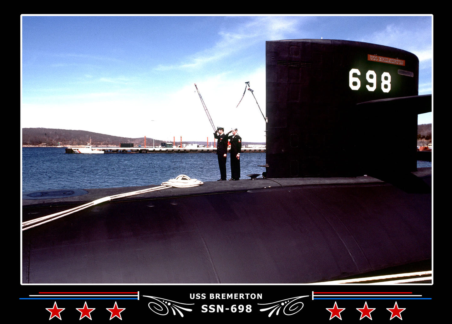 USS Bremerton SSN-698 Canvas Photo Print