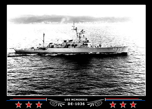 USS Mcmorris DE-1036 Canvas Photo Print