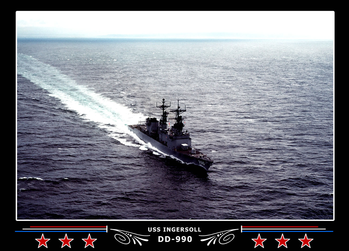USS Ingersoll DD-990 Canvas Photo Print
