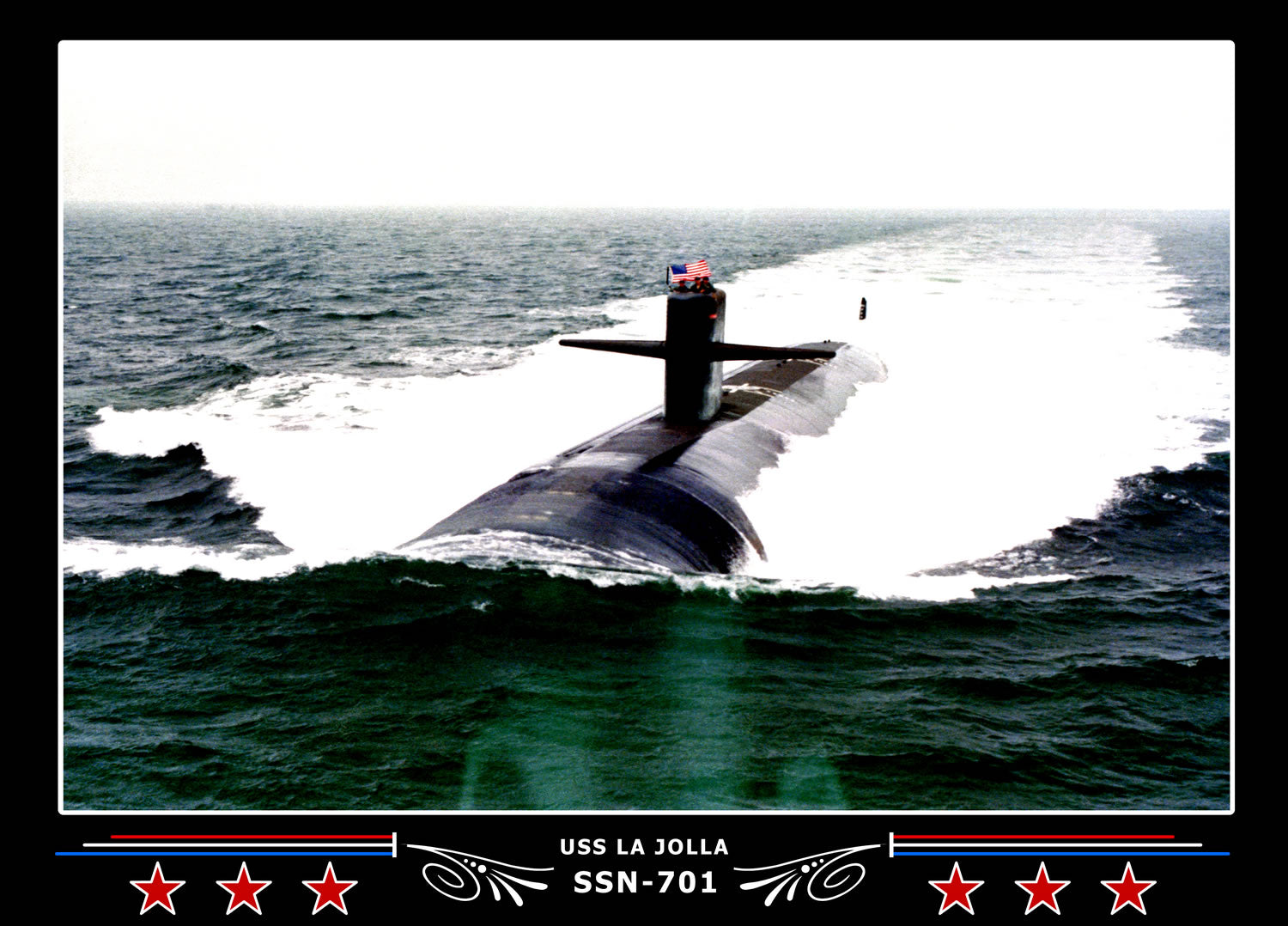 USS La Jolla SSN-701 Canvas Photo Print