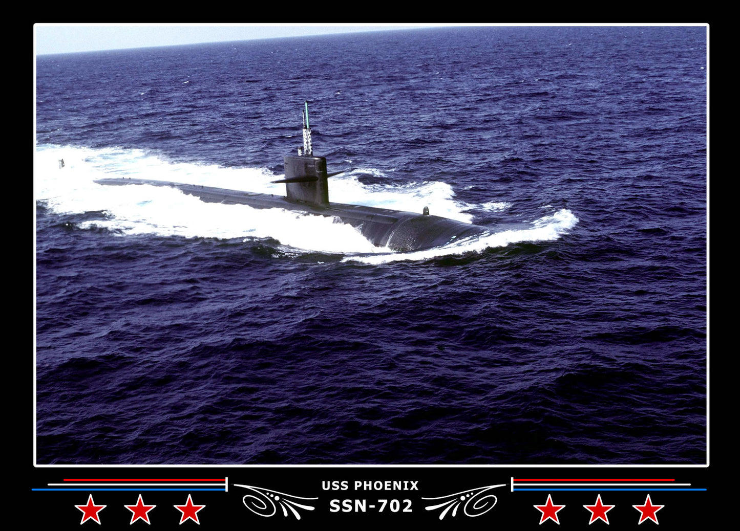 USS Phoenix SSN-702 Canvas Photo Print