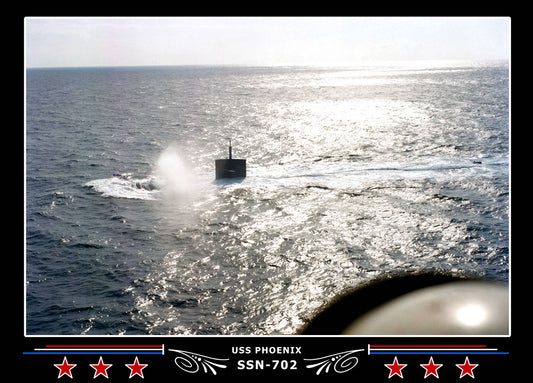 USS Phoenix SSN-702 Canvas Photo Print