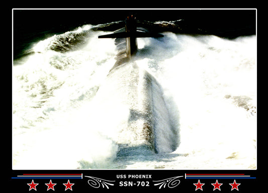 USS Phoenix SSN-702 Canvas Photo Print