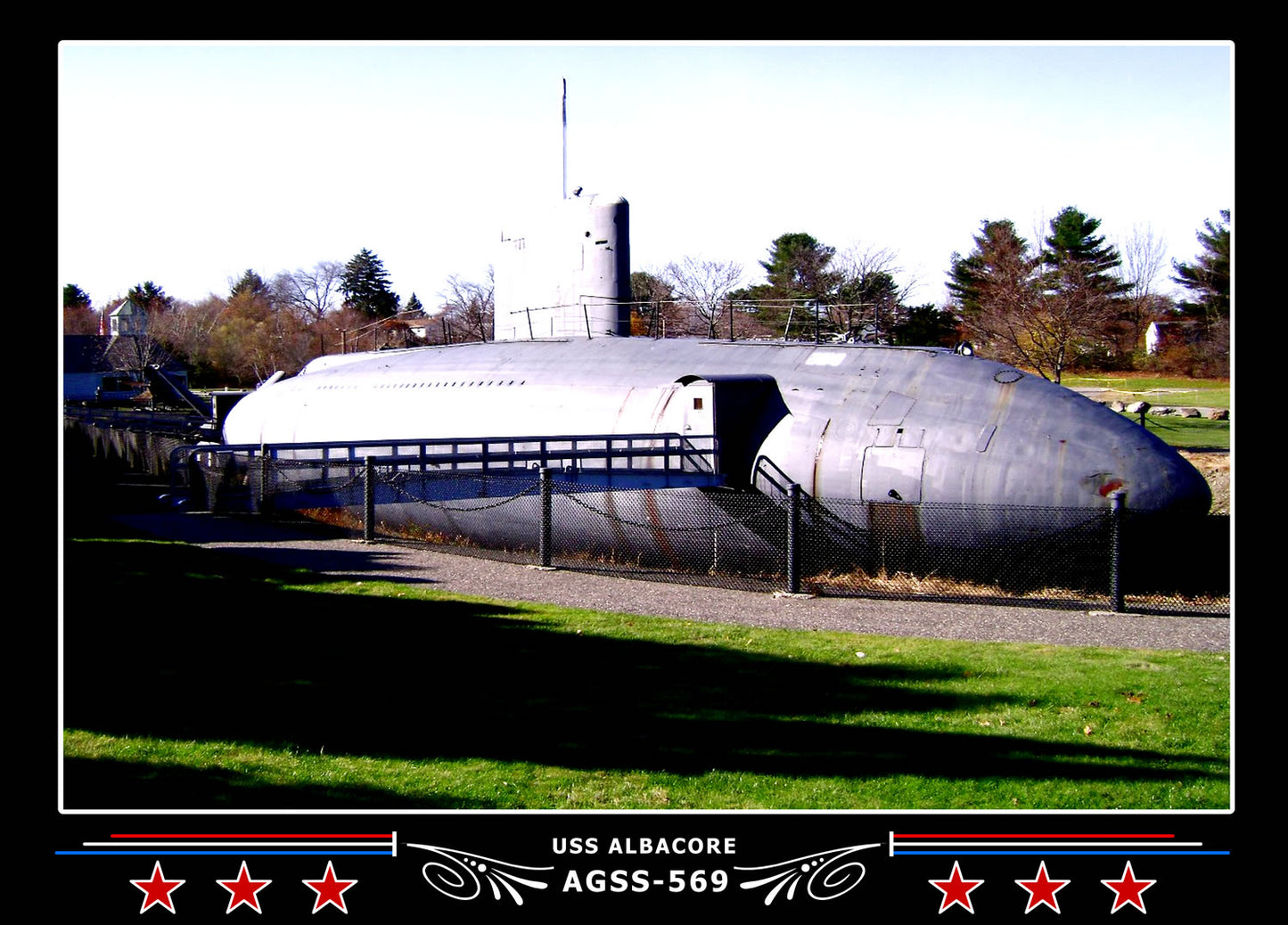 USS Albacore AGSS-569 Canvas Photo Print