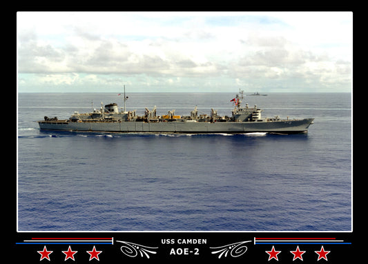 USS Camden AOE-2 Canvas Photo Print