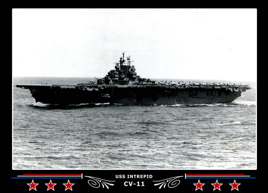 USS Intrepid CV-11 Canvas Photo Print