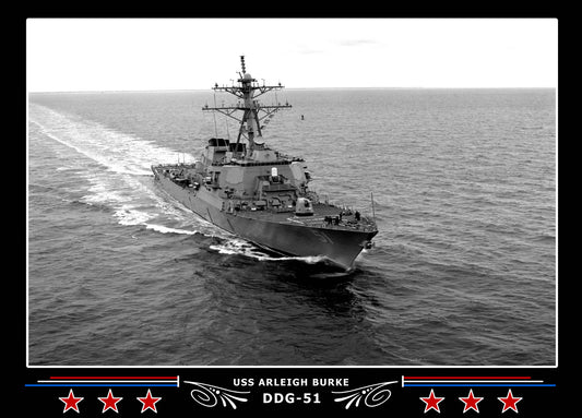 USS Arleigh Burke DDG-51 Canvas Photo Print