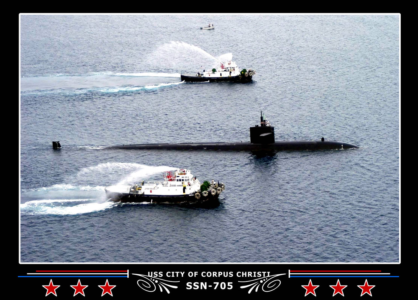 USS City Of Corpus Christi SSN-705 Canvas Photo Print