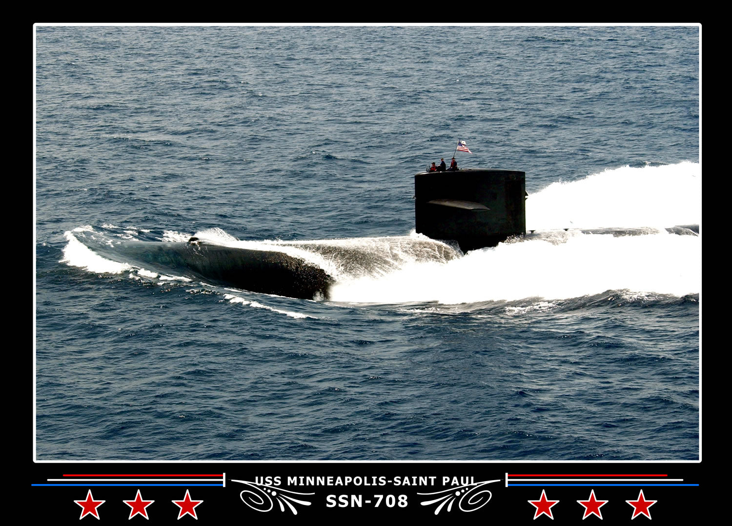 USS Minneapolis-Saint Paul SSN-708 Canvas Photo Print