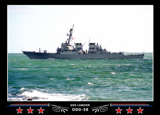 USS Laboon DDG-58 Canvas Photo Print