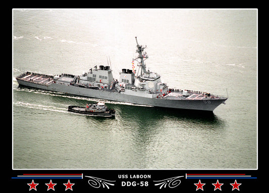 USS Laboon DDG-58 Canvas Photo Print