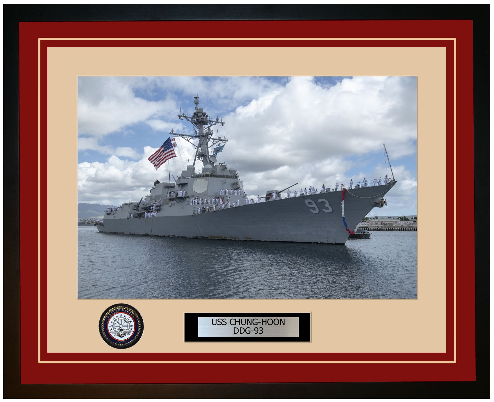 USS Chung-Hoon DDG-93 Canvas Photo Print – Navy Emporium