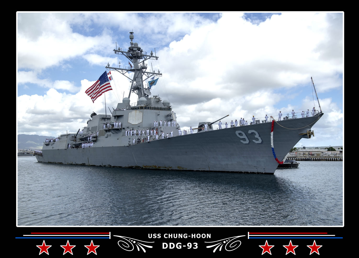 USS Chung-Hoon DDG-93 Canvas Photo Print
