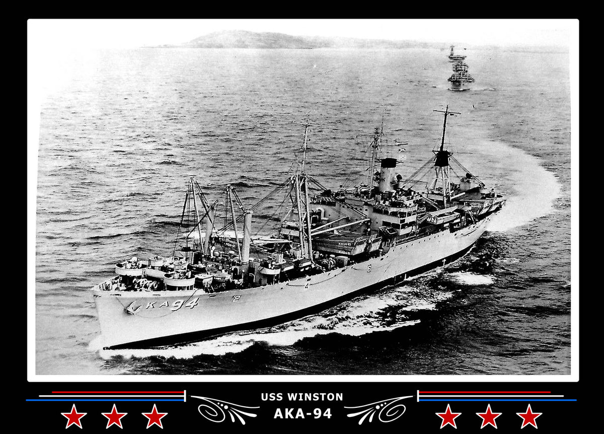 USS Winston AKA94 Canvas Photo Print