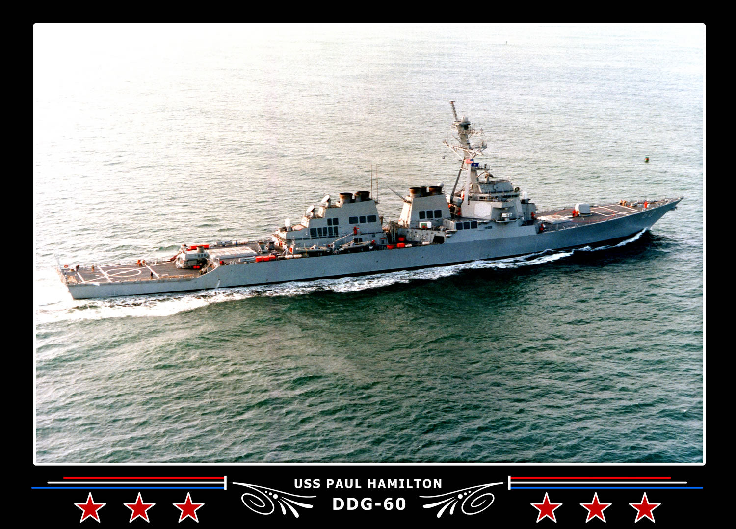 USS Paul Hamilton DDG-60 Canvas Photo Print
