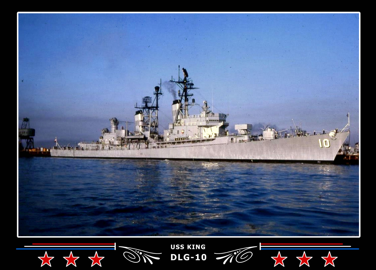USS King DLG-10 Canvas Photo Print – Navy Emporium