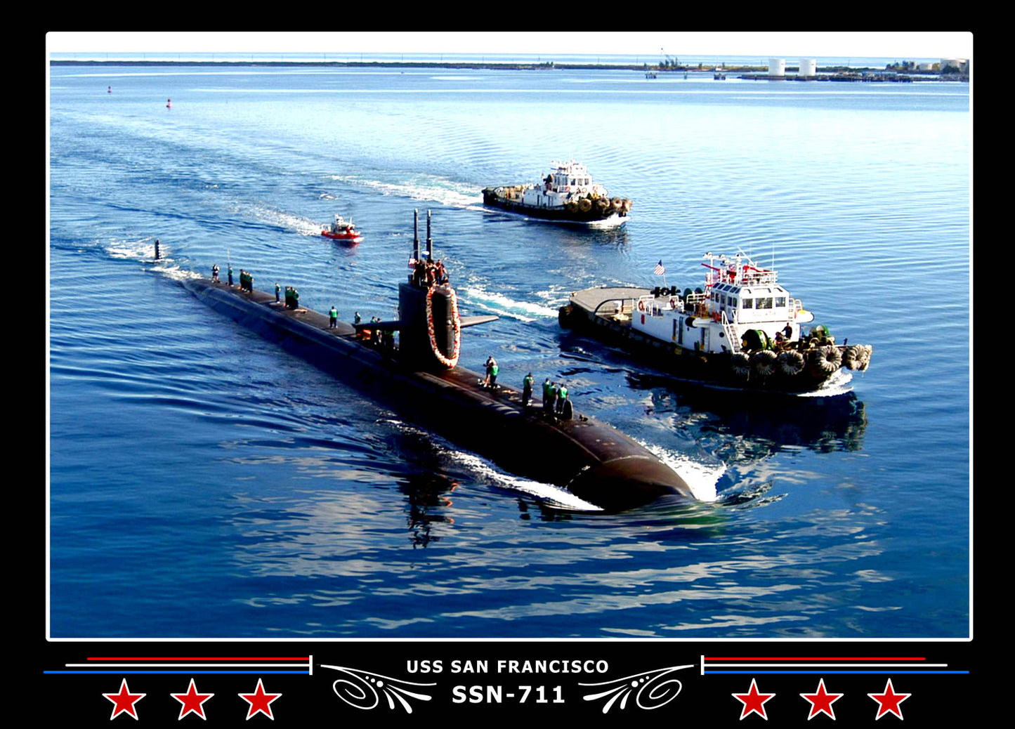 USS San Francisco SSN-711 Canvas Photo Print