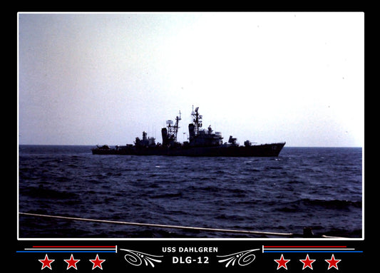 USS Dahlgren DLG-12 Canvas Photo Print
