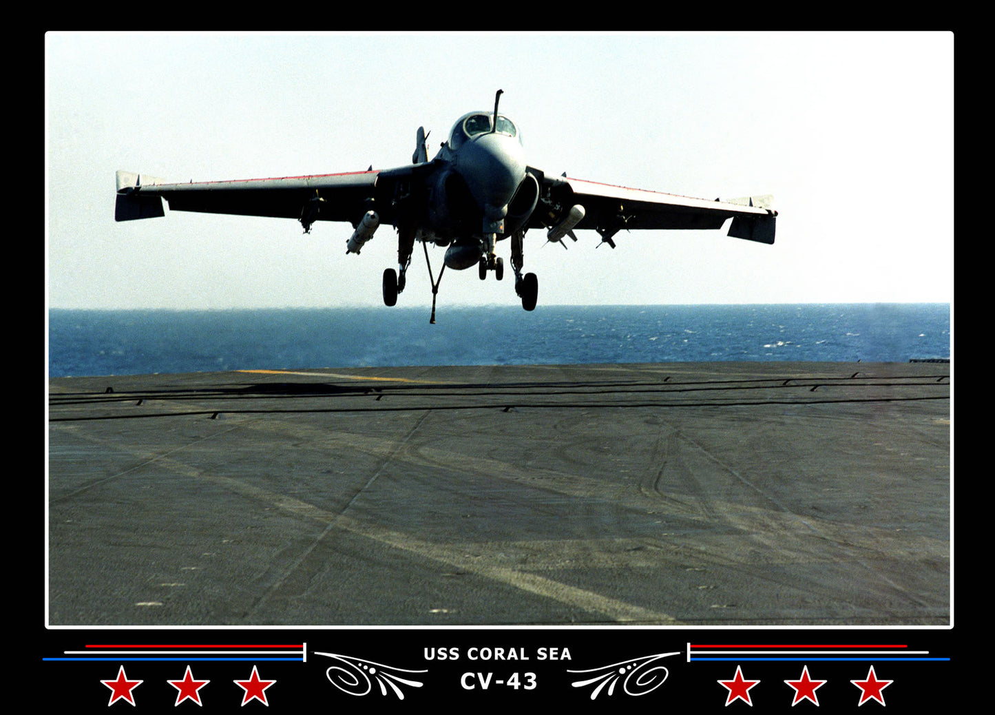 USS Coral Sea CV-43 Canvas Photo Print