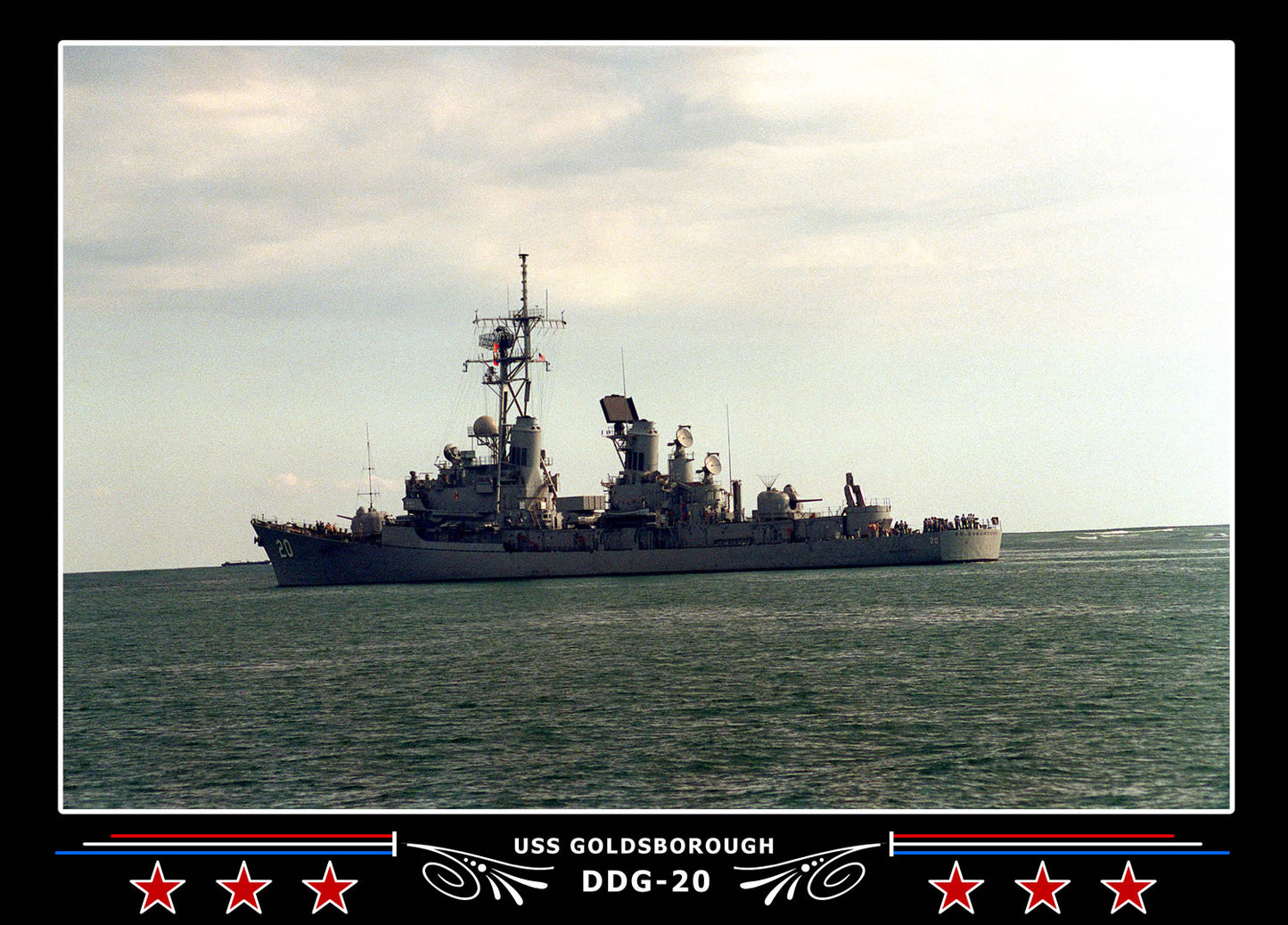 USS Goldsborough DDG-20 Canvas Photo Print