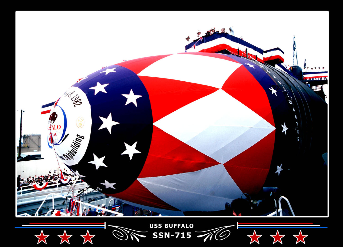 USS Buffalo SSN-715 Canvas Photo Print