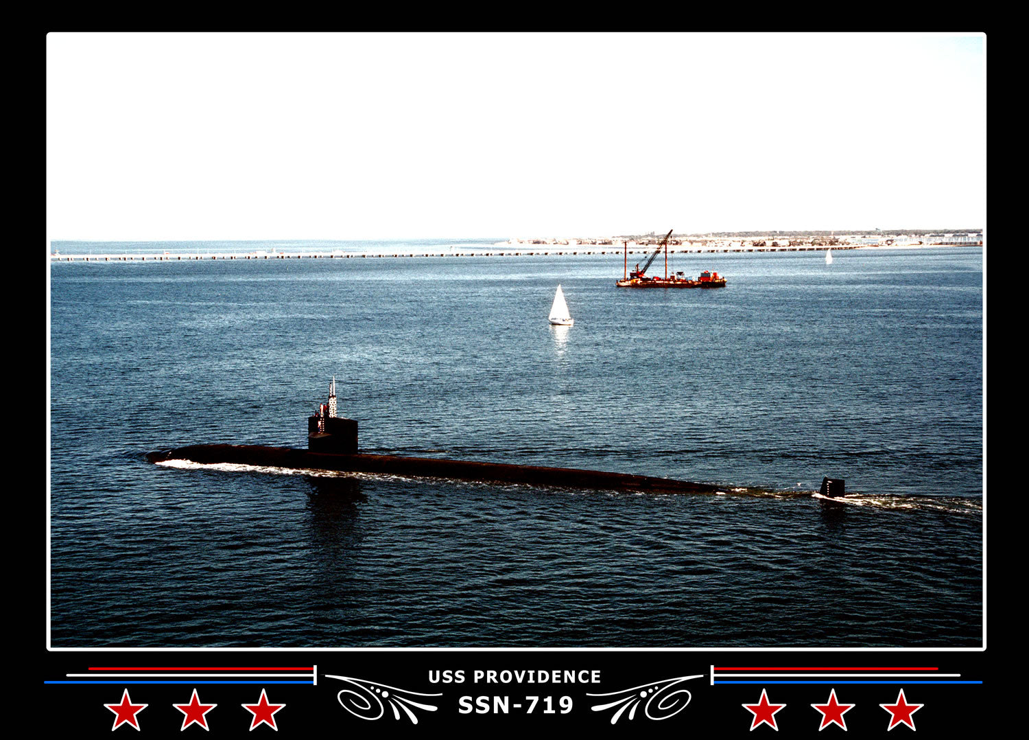 USS Providence SSN-719 Canvas Photo Print