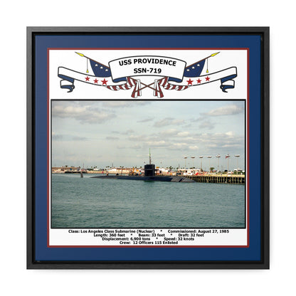 USS Providence SSN-719 Navy Floating Frame Photo Front View
