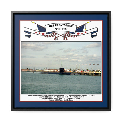 USS Providence SSN-719 Navy Floating Frame Photo Front View