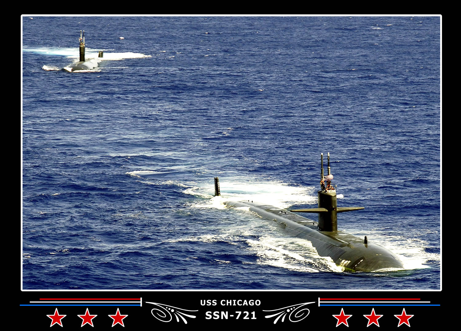 USS Chicago SSN-721 Canvas Photo Print