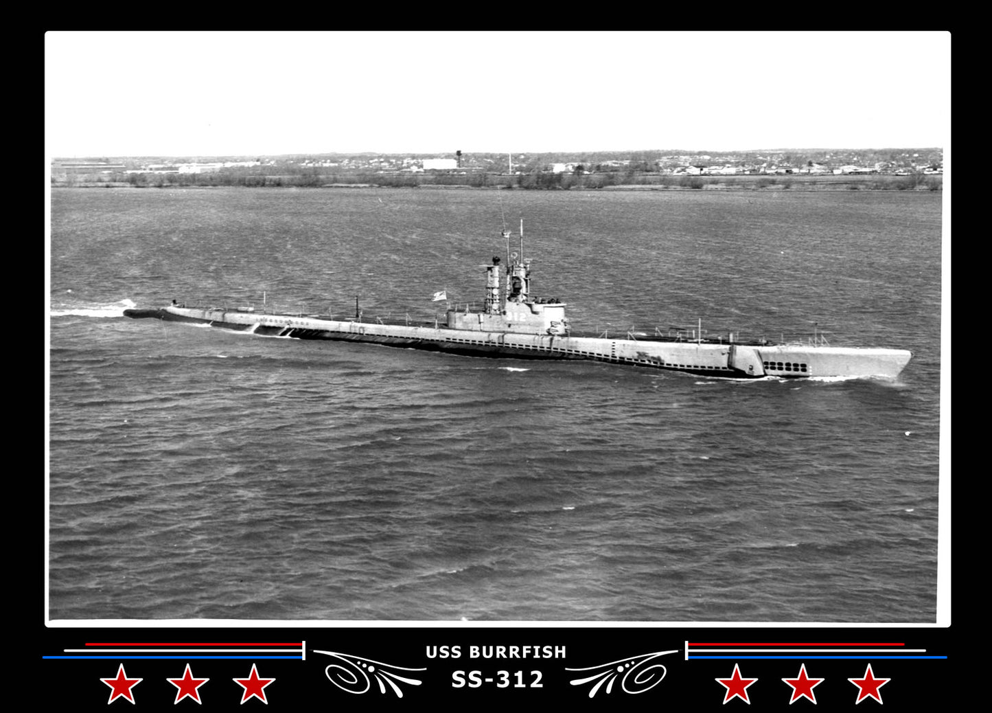USS Burrfish SS-312 Canvas Photo Print