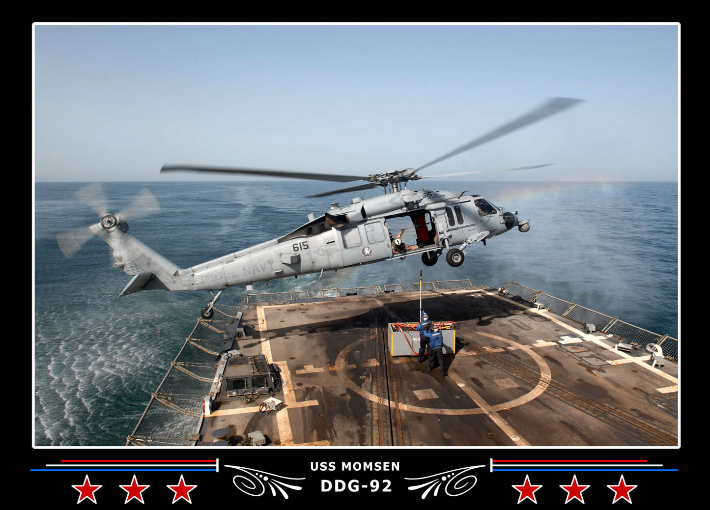 USS Momsen DDG-92 Canvas Photo Print