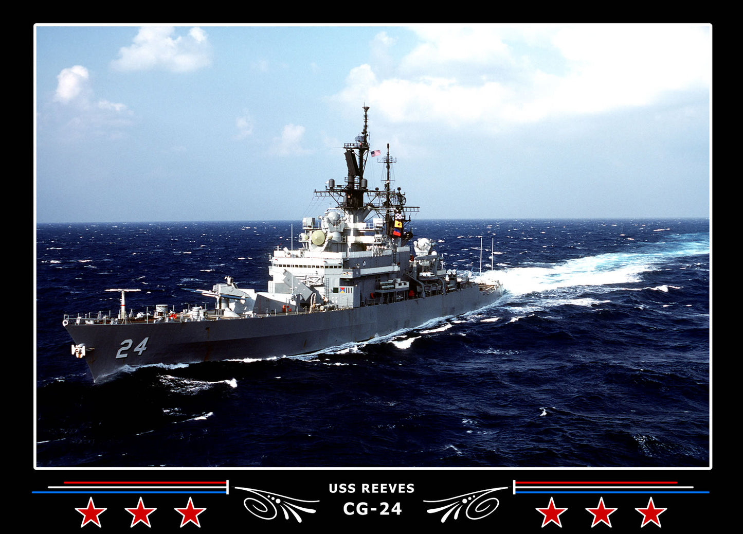USS Reeves CG-24 Canvas Photo Print – Navy Emporium