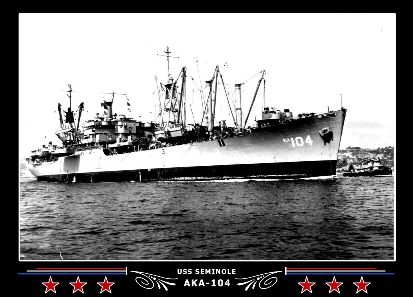 USS Seminole AKA104 Canvas Photo Print