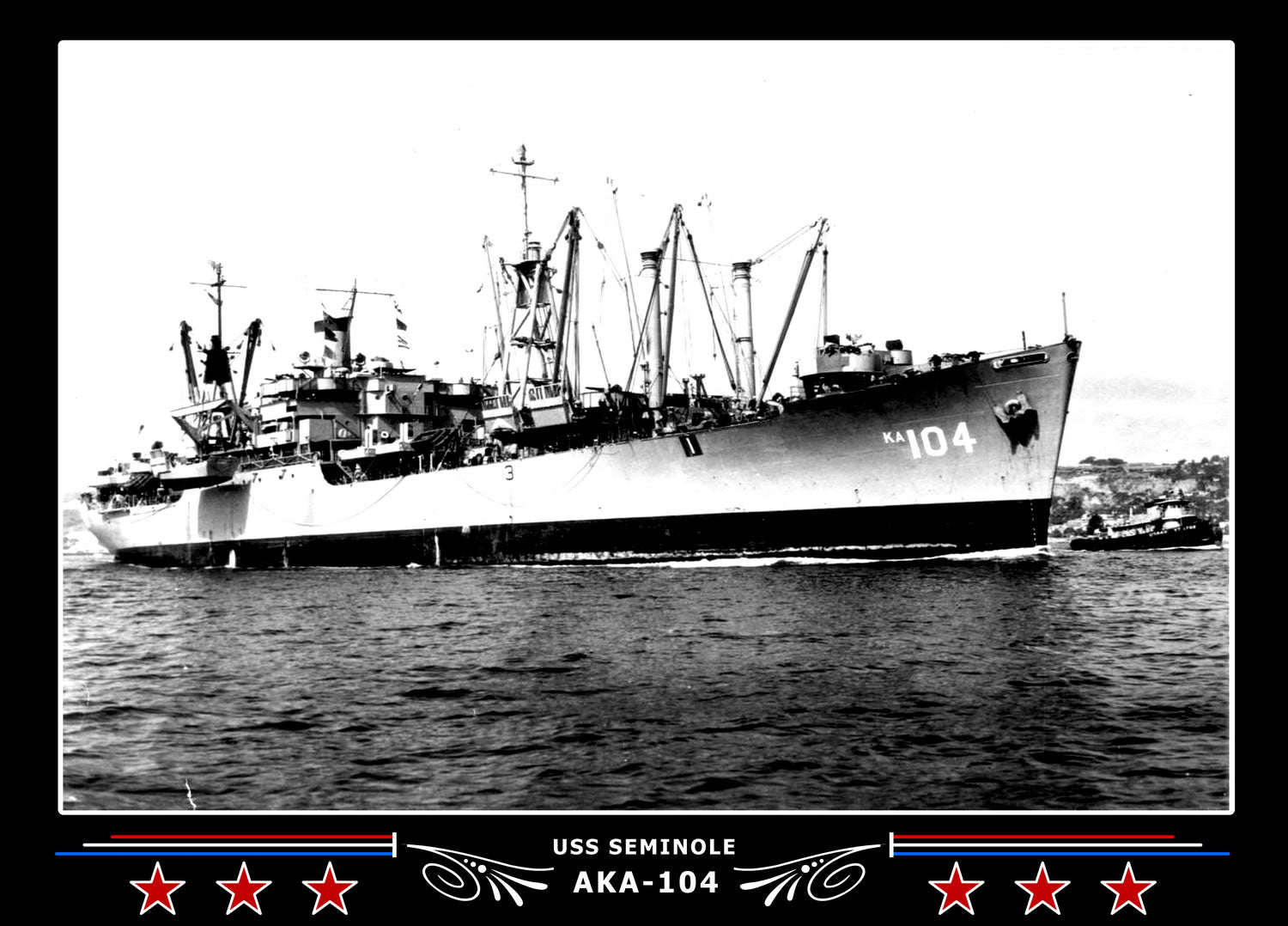 USS Seminole AKA104 Canvas Photo Print