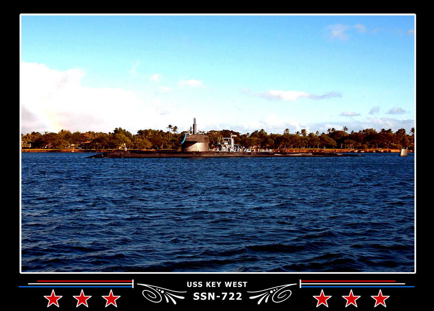 USS Key West SSN-722 Canvas Photo Print