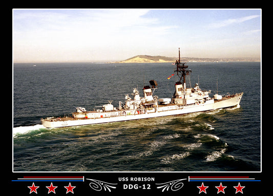 USS Robison DDG-12 Canvas Photo Print