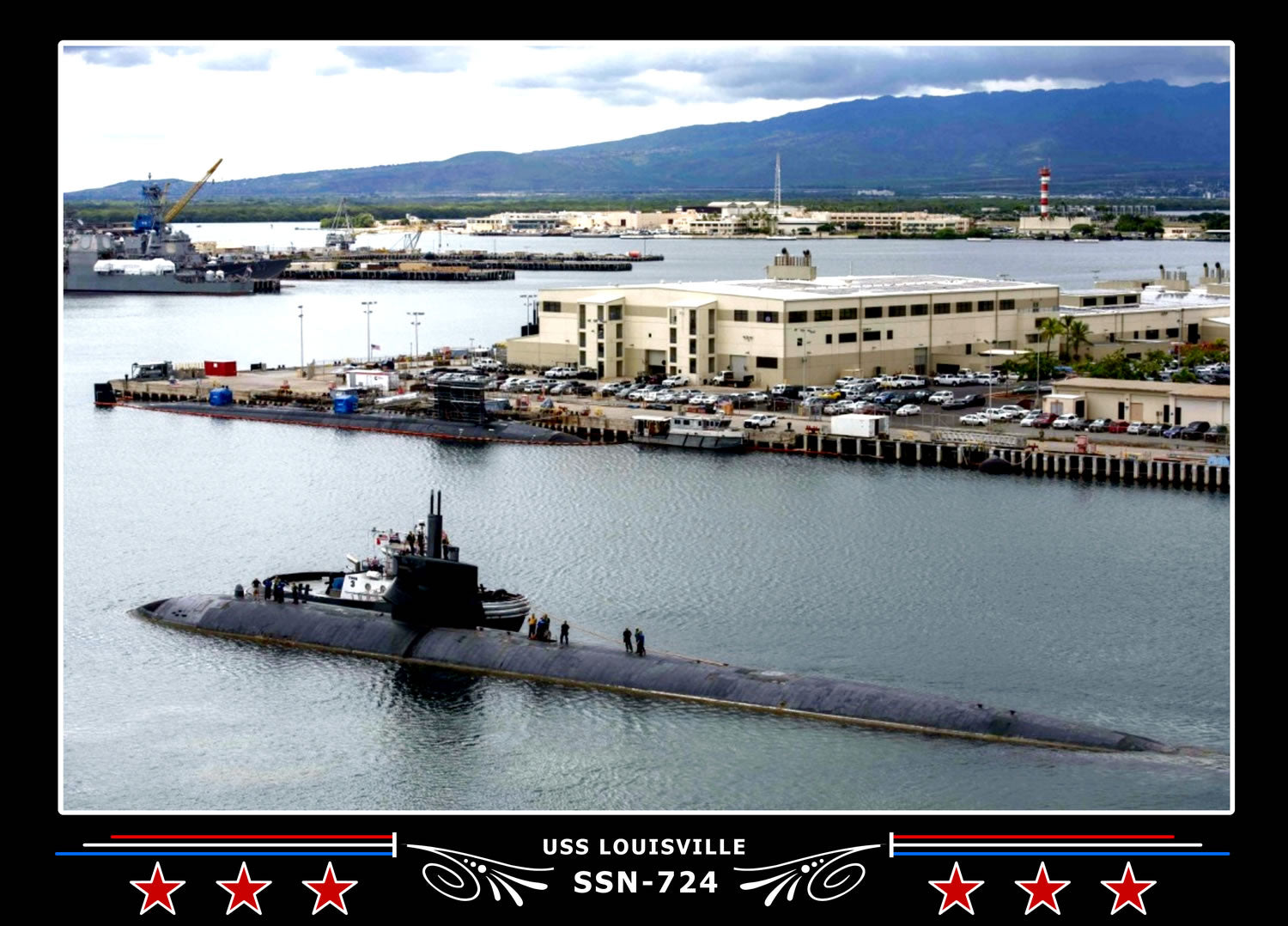 USS Louisville SSN-724 Canvas Photo Print