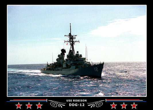USS Robison DDG-12 Canvas Photo Print