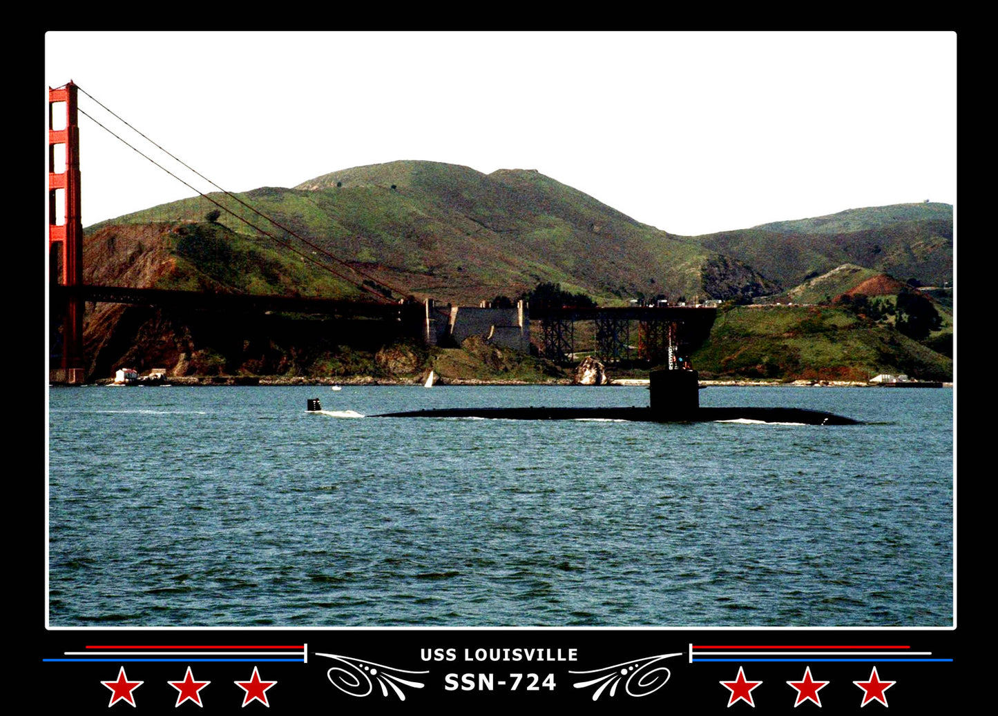 USS Louisville SSN-724 Canvas Photo Print