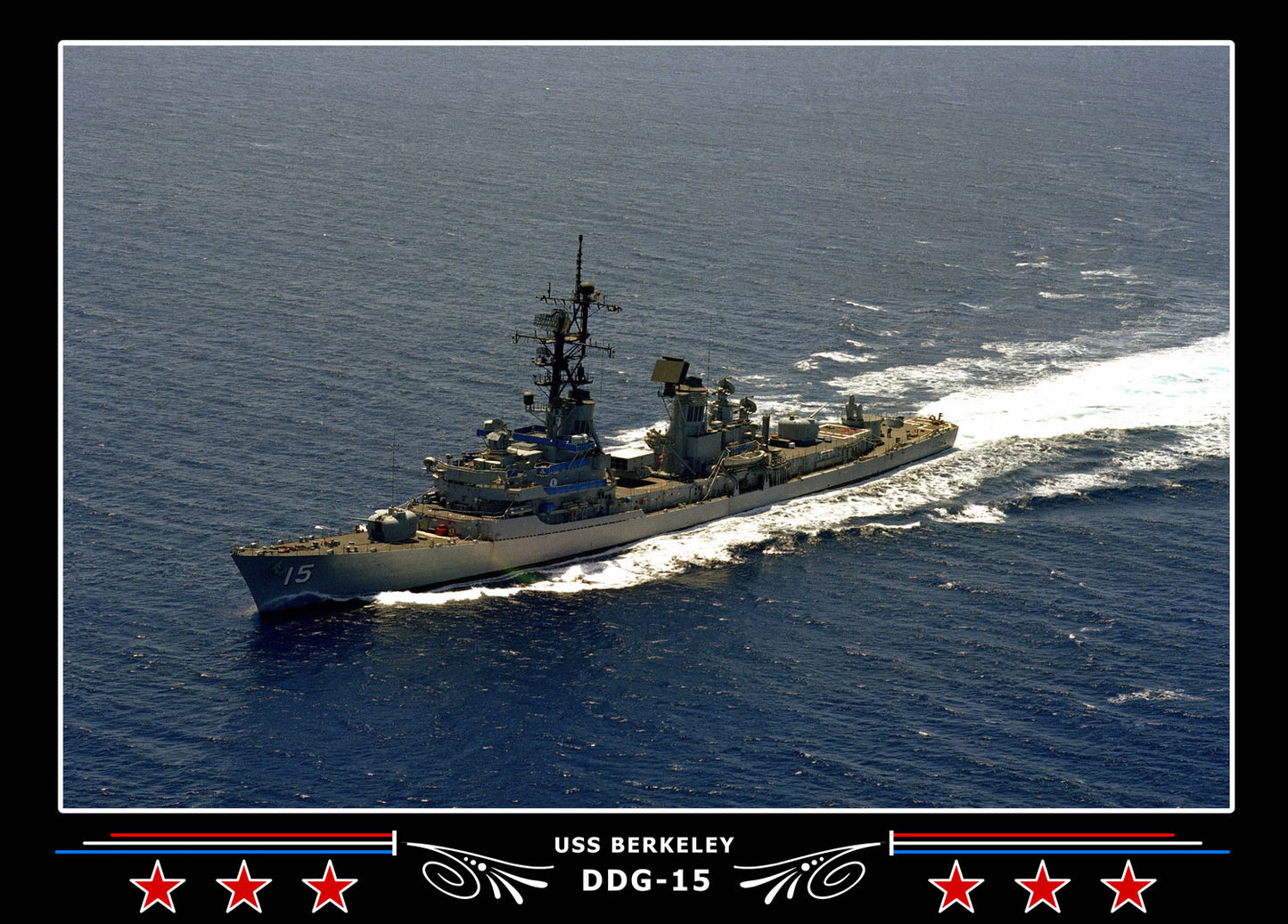 USS Berkeley DDG-15 Canvas Photo Print