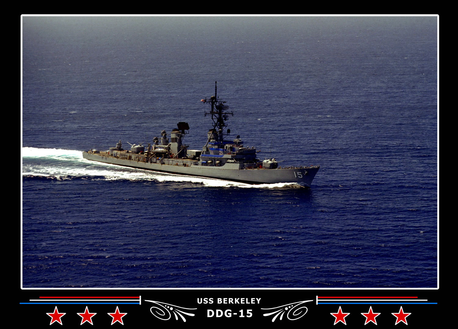 USS Berkeley DDG-15 Canvas Photo Print