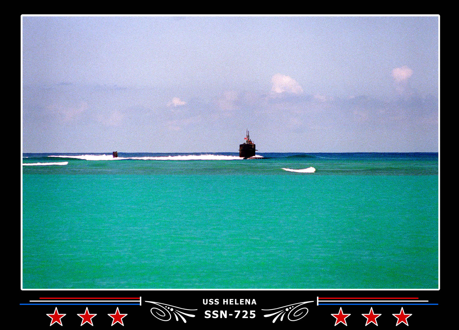 USS Helena SSN-725 Canvas Photo Print